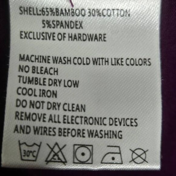 Scottevest Daisy Dress Size XS Hidden  Pockets Purple Knit Stretch - Picture 6 of 7